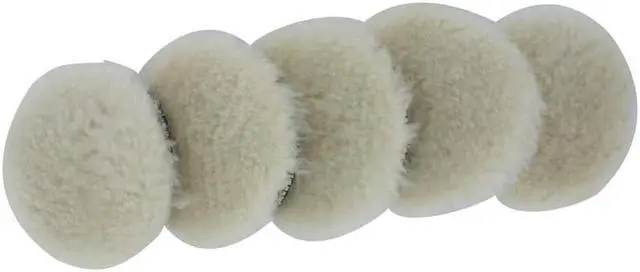 Alt view image 2 of 4 - Astro Pneumatic Tool 20303P (5 pack) 3" Wool Buffing Pad