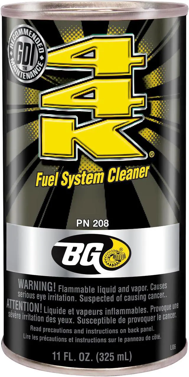 Alt view image 4 of 5 - BG 44K Fuel System Cleaner Power Enhancer (QTY 6) 11oz cans