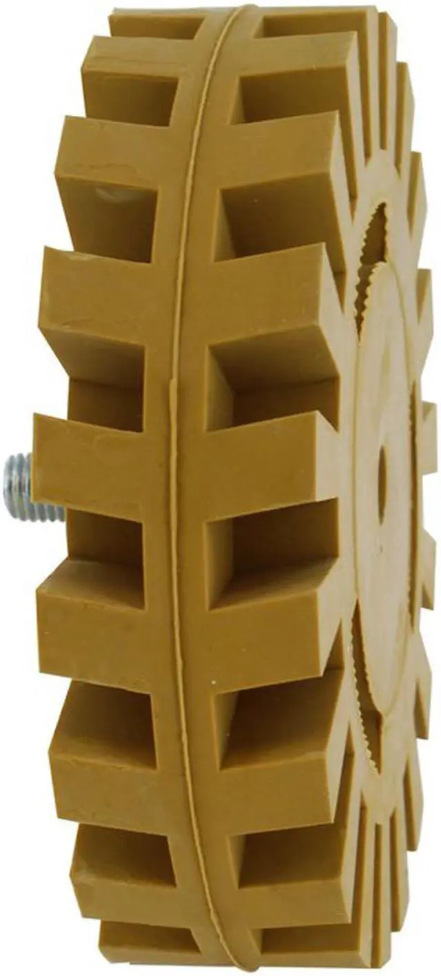 Alt view image 5 of 7 - ABN Rubber Eraser Wheel & Drill Adapter 1-Pack Adhesive Remover, Vinyl Decal, Graphics Removal Tool