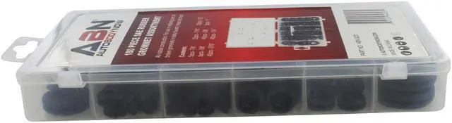 Alt view image 6 of 7 - ABN 180 Piece SAE Rubber Grommet Assortment 7/8 5/8 5/16 7/16 3/8 1/4 1/2 & 1 Inch
