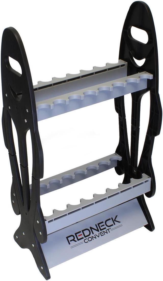 Vertical Standing Fishing Pole Display Rack Storage Organizer for 16 Rods/Reels  