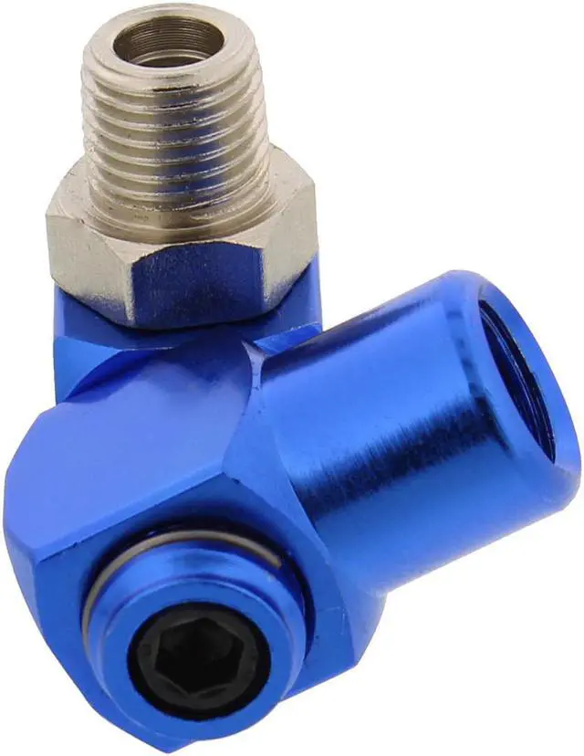 Alt view image 3 of 11 - ABN 1/4" Inch NPT 360 Degree Swivel Connector with Tension Control