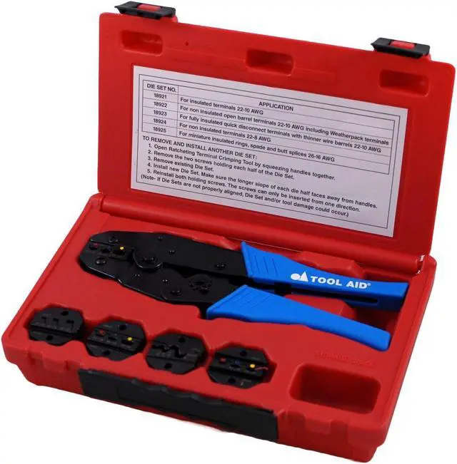 Main image of S&G Tool Aid 18920 Ratcheting Terminal Crimping Kit
