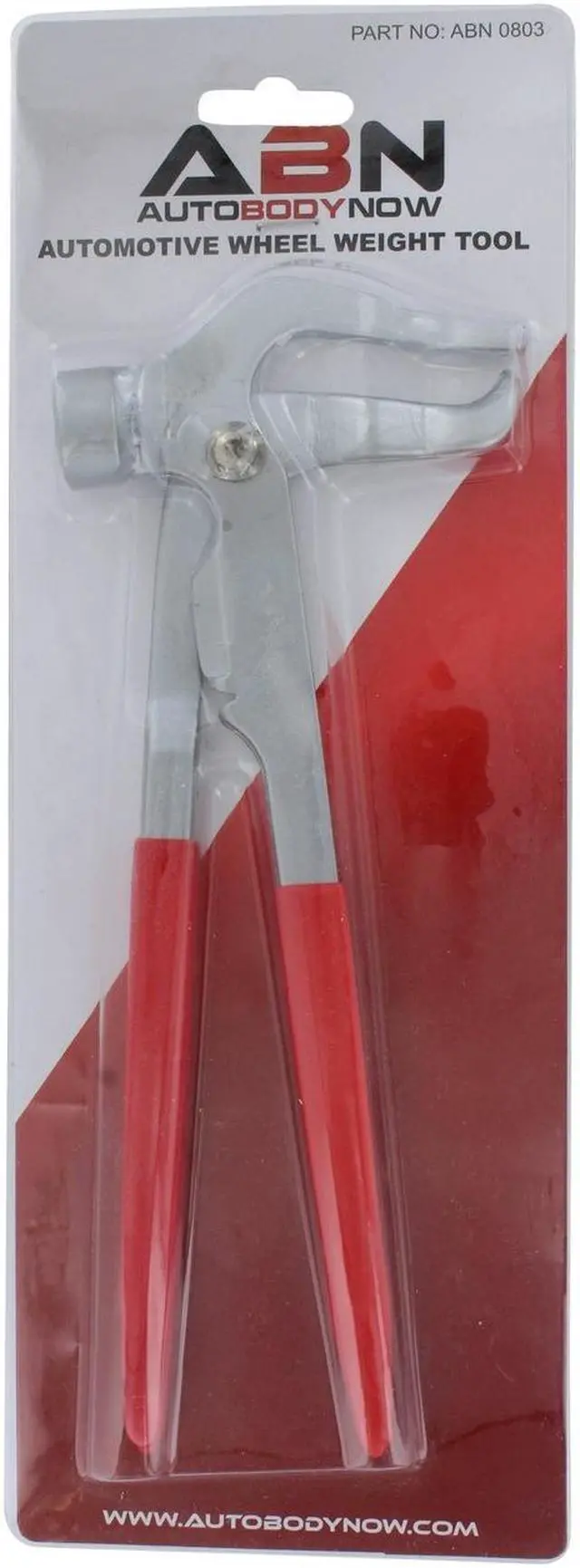 Alt view image 5 of 6 - ABN | Wheel Weight Pliers – Wheel Weight Hammer Tool Tire Weight Removal Tool