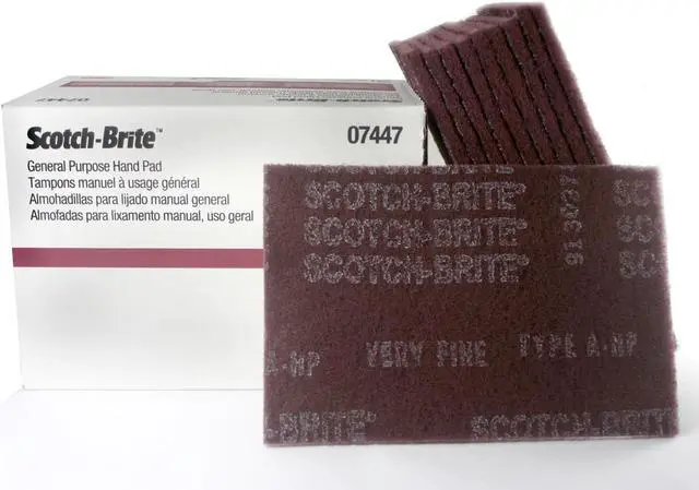 Alt view image 3 of 3 - 3M 07447 Scotch-Brite General Purpose Hand Pads (5 Pads)