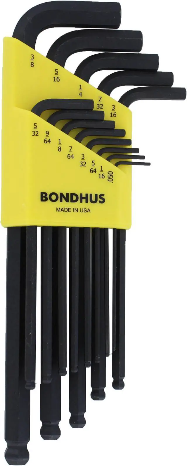 Alt view image 4 of 6 - Bondhus 10937 Set of 13 Balldriver L-wrenches, sizes .050-3/8 Inch