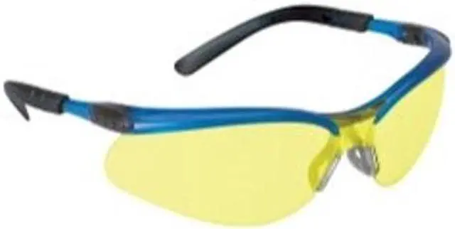 Main image of 3M 11524 BX Protective Eyewear Light Amber Anti-Fog Lens Ocean Blue Frame