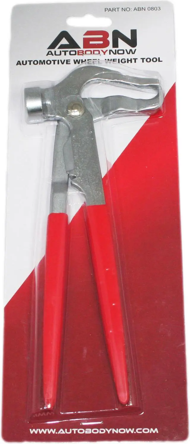 Alt view image 4 of 6 - ABN | Wheel Weight Pliers – Wheel Weight Hammer Tool Tire Weight Removal Tool