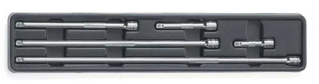 Alt view image 2 of 3 - 5 Piece 1/4" Drive Extension Set