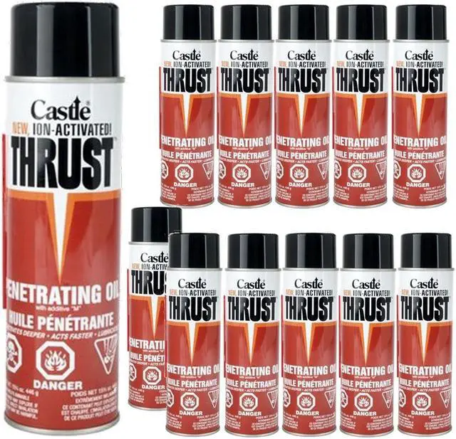 Main image of Castle C2005 Thrust Penetrating Oil, 15.75 oz, 12-Pack