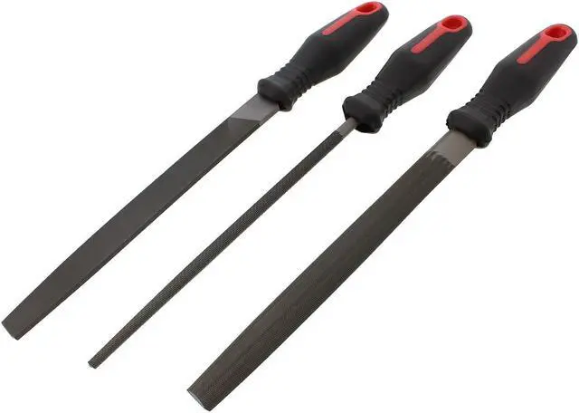 Alt view image 3 of 7 - ABN Hand Deburring File 3pc Set – Metal Sharpening Hole Shaping Debur Files Kit