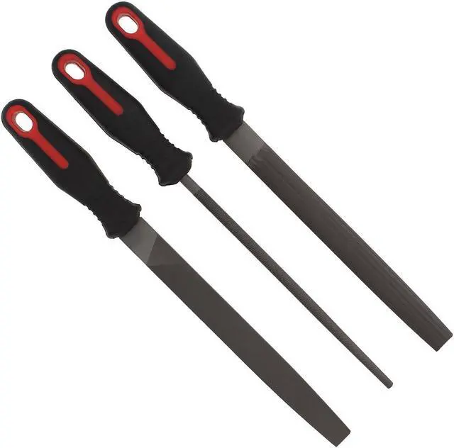 Alt view image 5 of 7 - ABN Hand Deburring File 3pc Set – Metal Sharpening Hole Shaping Debur Files Kit