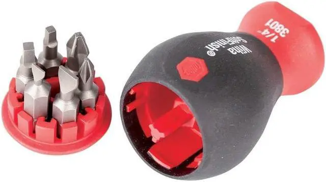 Alt view image 3 of 9 - WIHA TOOLS 38048.G Stubby Combination Bit Set,Pieces 6