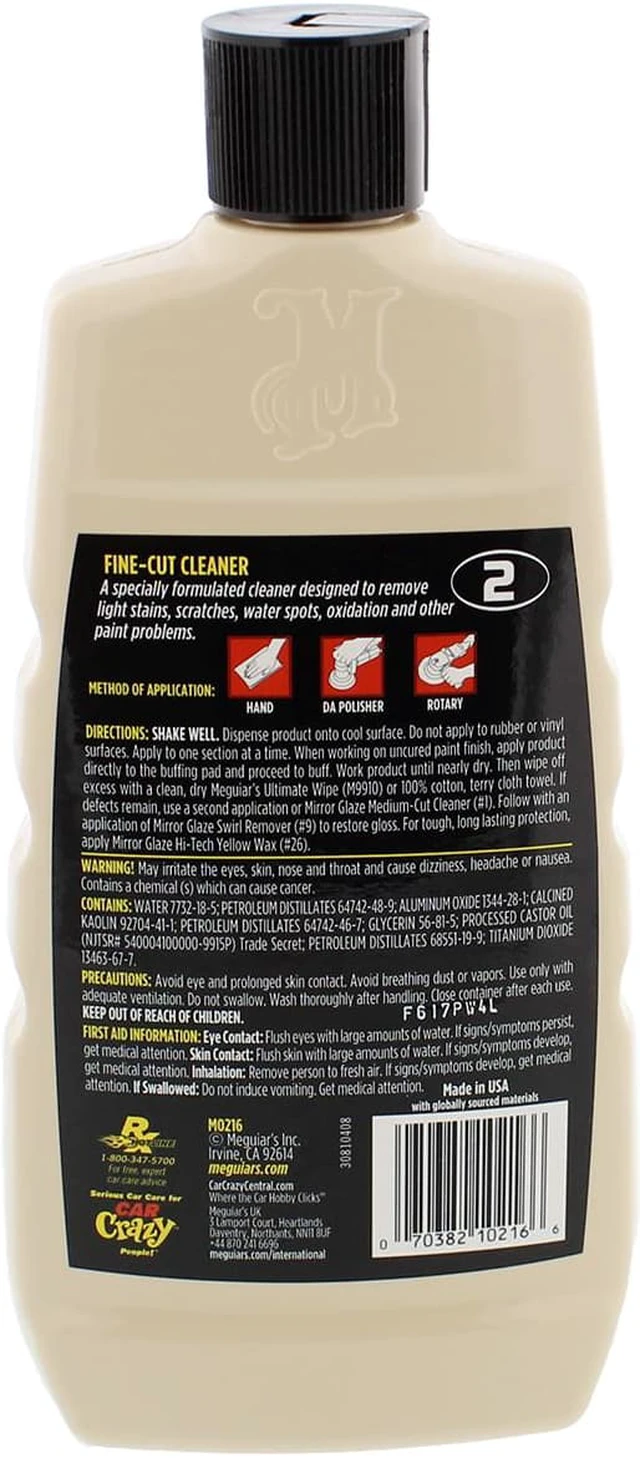 Alt view image 3 of 4 - Meguiars M0216 Fine Cut Cleaner