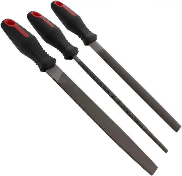 Alt view image 4 of 7 - ABN Hand Deburring File 3pc Set – Metal Sharpening Hole Shaping Debur Files Kit