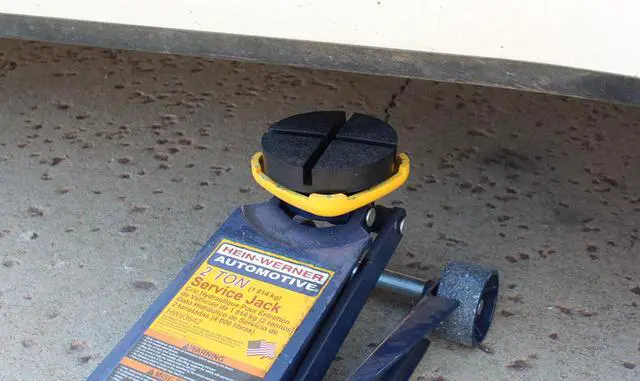 Alt view image 4 of 6 - ABN 5-½” Large Jack Pad Universal Cross Slotted Frame Rail Protector