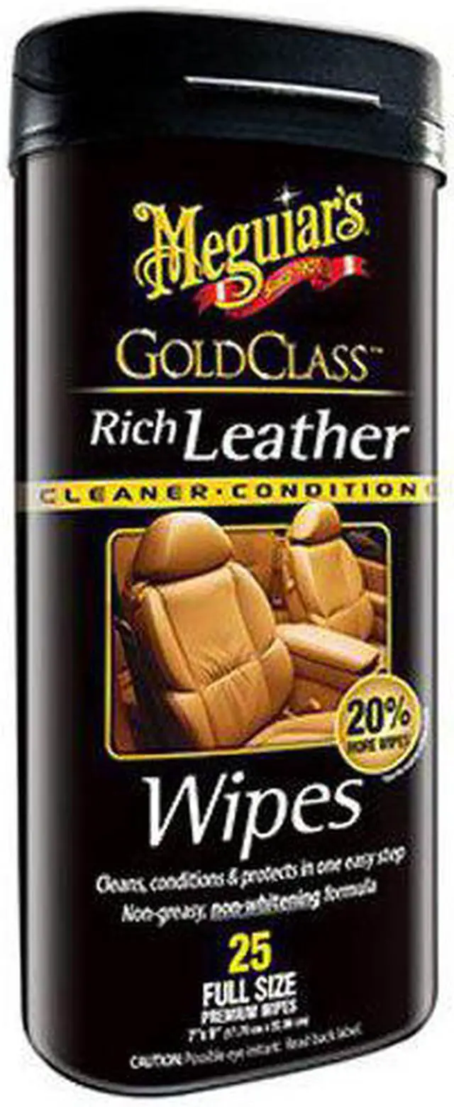 Alt view image 3 of 5 - MEGUIAR'S GOLD CLASS RICH LEATHER WIPES