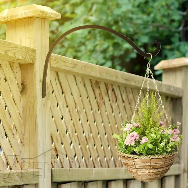 Alt view image 3 of 5 - 7Penn | Hanging Plant Bracket 14” Inch Wall Plant Hanger Windchime Hanger 1pk