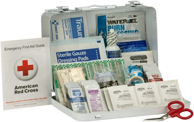 Alt view image 2 of 12 - First Aid Only ANSI Class A 25 Person Bulk First Aid Kit for 25 People 89 Pieces 90560