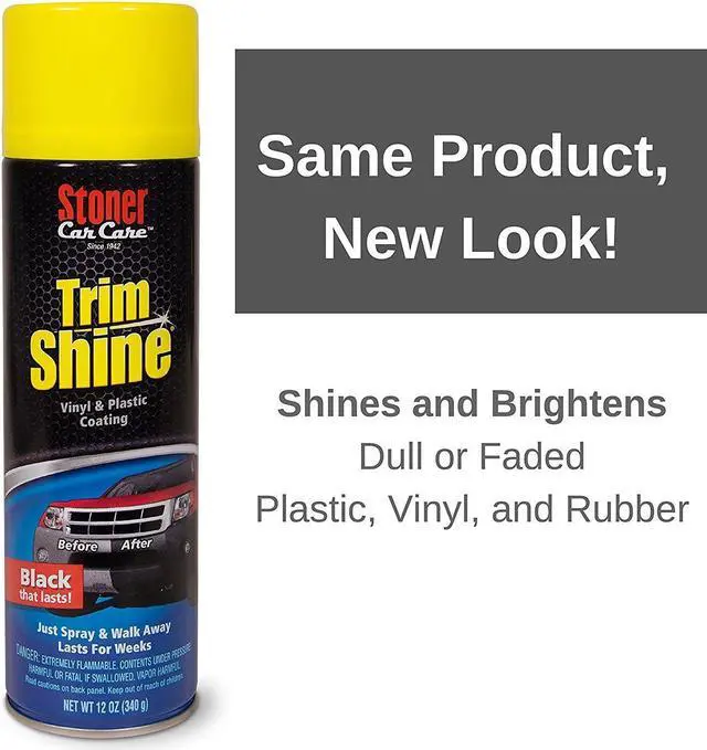 Alt view image 9 of 16 - Stoner 91034 Car Care Trim Shine Aerosol - 12 oz.