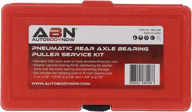 Alt view image 8 of 9 - ABN Pneumatic SAE Rear Axle Bearing Puller Bearings Service Removal Tool Kit Set