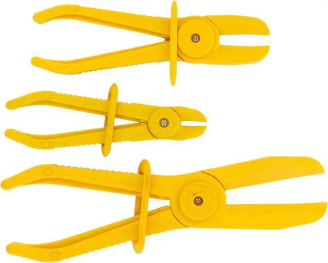 Main image of ABN 3 Piece Flexible Fuel Brake Water Line Hose Clamps Set