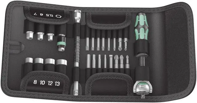 Main image of Wera 05051045001 Kraftform Kompakt Zyklop Speed Ratchet Socket and Bit Set