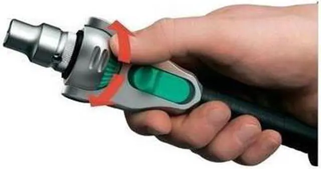 Alt view image 2 of 5 - Hand Ratchet,1/4" Dr.,6" L WERA 05003500001