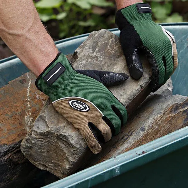 Alt view image 4 of 6 - Ansell 97972M ProjeX Landscaper Work Gloves, Medium