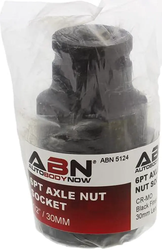 Alt view image 5 of 6 - ABN Axle Nut Socket 30mm 1/2" Inch Drive Universal for 6pt Axle Nut on Vehicles