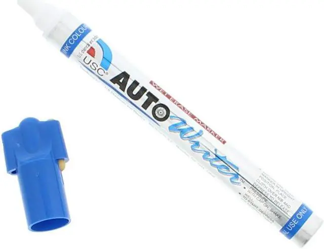 Alt view image 2 of 2 - USC 37001 Auto Writer Pen, Blue