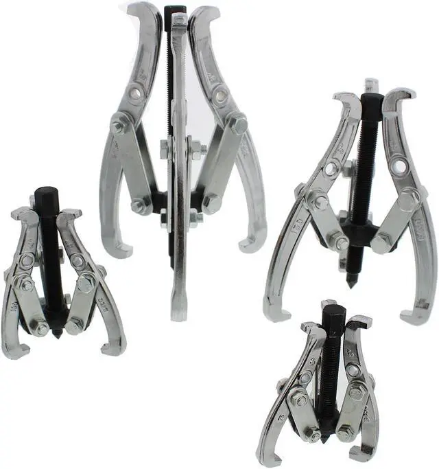 Alt view image 6 of 7 - ABN 3-Jaw Gear Puller 4-Piece Set – Removal Tool Kit for Gears Pulley Flywheel
