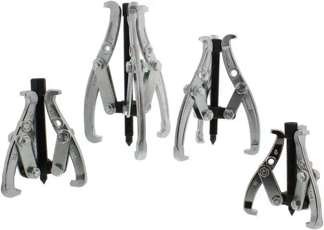 Main image of ABN 3-Jaw Gear Puller 4-Piece Set – Removal Tool Kit for Gears Pulley Flywheel
