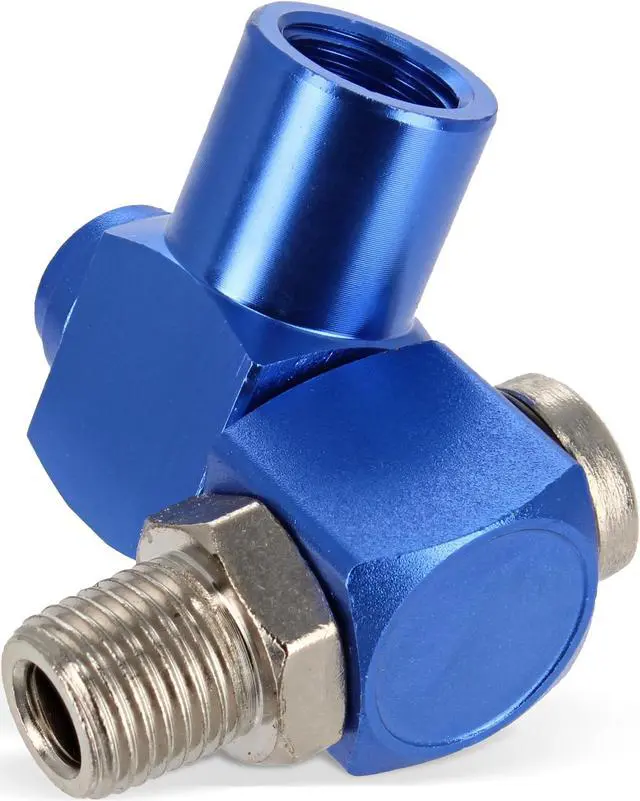 Alt view image 5 of 11 - ABN 1/4" Inch NPT 360 Degree Swivel Connector with Tension Control
