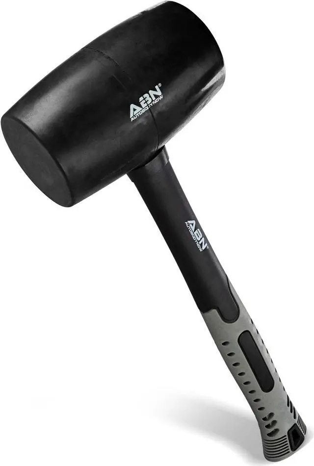 Alt view image 2 of 12 - ABN Rubber Mallet 32 Ounce with Fiberglass Handle