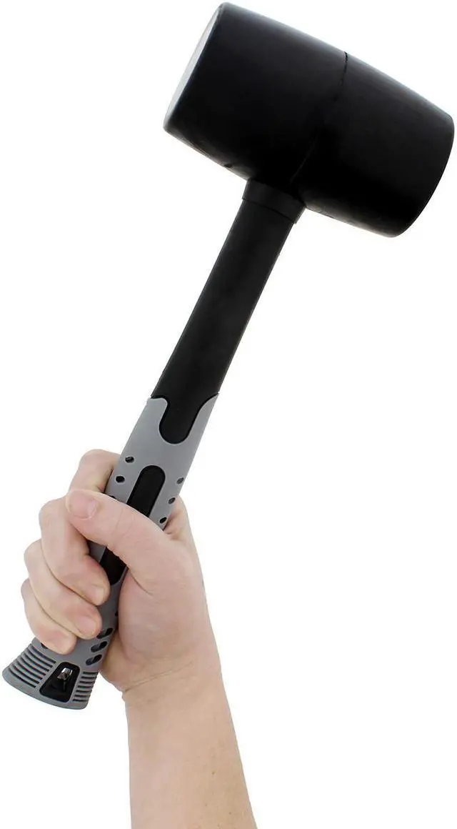 Alt view image 10 of 12 - ABN Rubber Mallet 32 Ounce with Fiberglass Handle