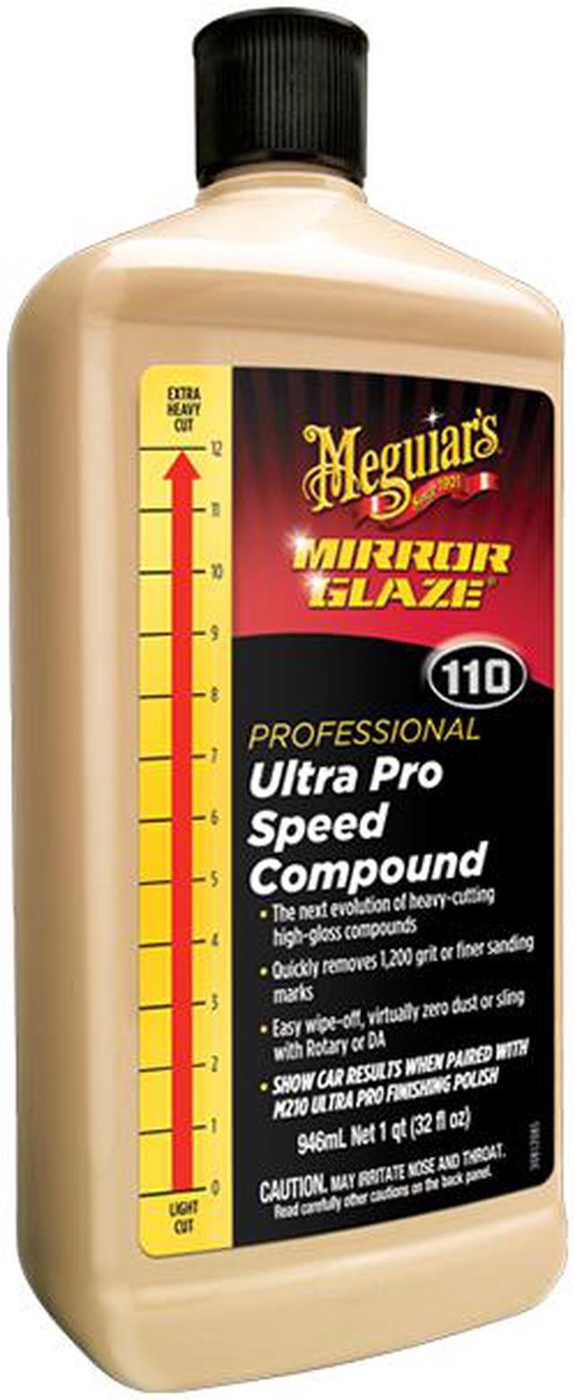 Meguiar's M110 Mirror Glaze Speed Compound–Heavy Cut, High Gloss - M11032,  32 oz 