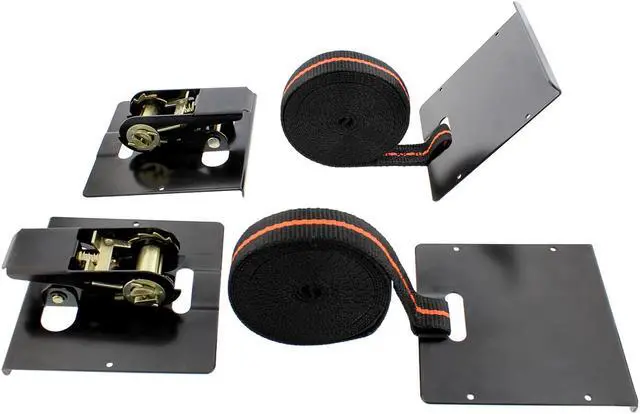 Alt view image 2 of 7 - DCT | Flooring Strap Clamp Flooring and Clamping Ratchet Tie Down Strap 2 Pairs