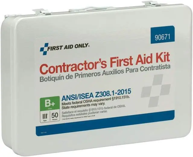 Alt view image 5 of 12 - Contractor Ansi Class B First Aid Kit For 50 People, 254 Pieces