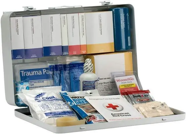 Alt view image 7 of 12 - Contractor Ansi Class B First Aid Kit For 50 People, 254 Pieces