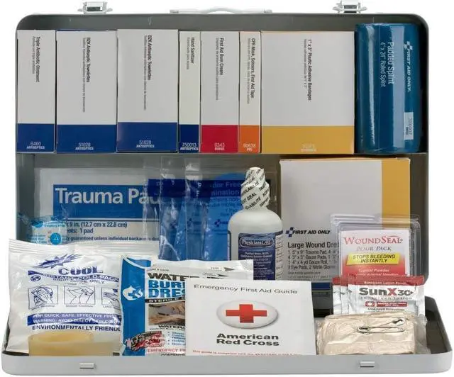 Alt view image 8 of 12 - Contractor Ansi Class B First Aid Kit For 50 People, 254 Pieces