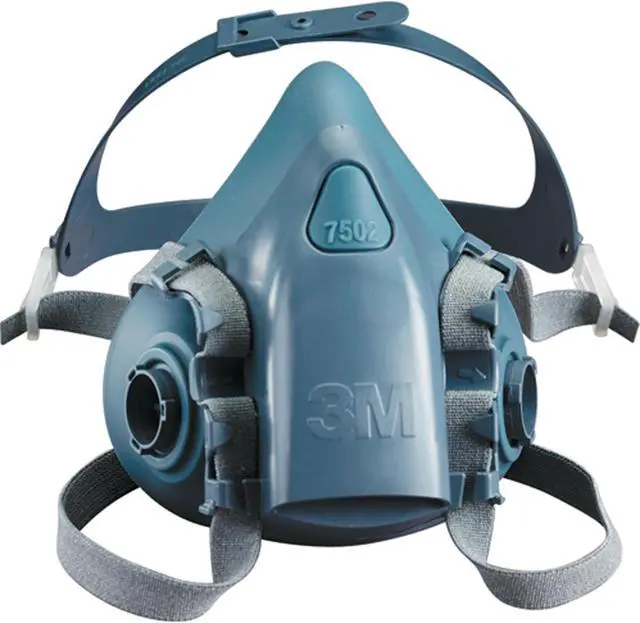 Alt view image 3 of 3 - 3M 37082 Professional Half Facepiece Respirator 7502 Silicone Mask (Medium)