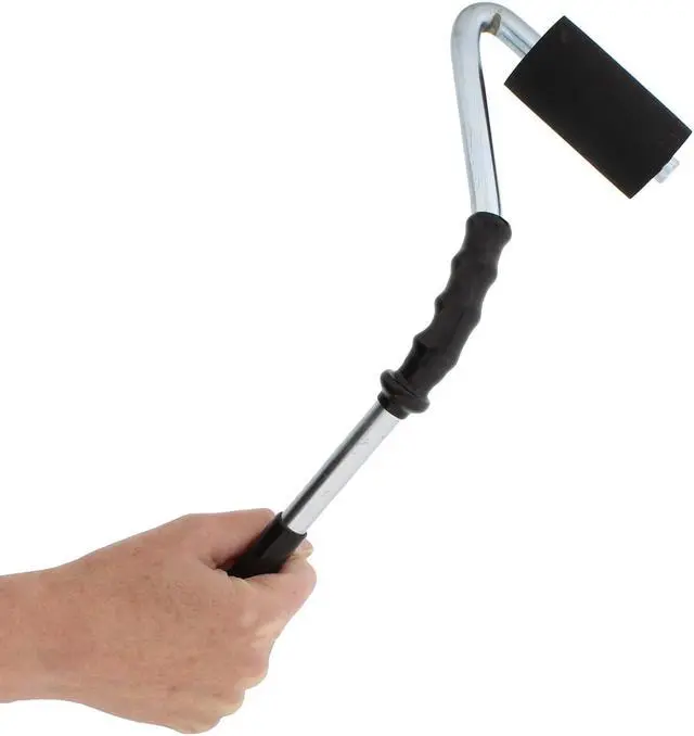 Alt view image 4 of 7 - DCT High-Pressure Rubber J-Roller – Laminate & Veneer Curved Handle Roller Tool