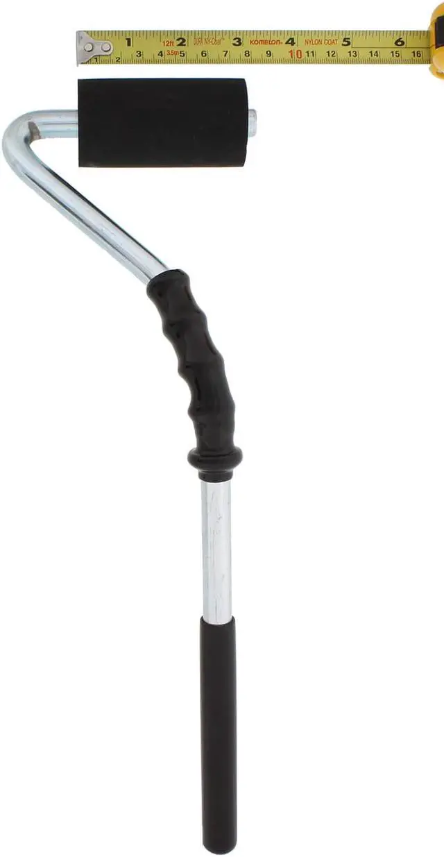 Alt view image 3 of 7 - DCT High-Pressure Rubber J-Roller – Laminate & Veneer Curved Handle Roller Tool