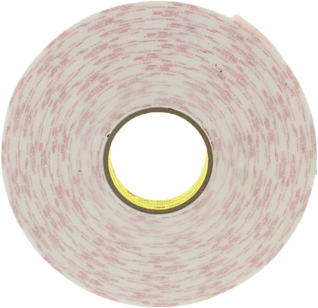 Alt view image 7 of 8 - 3M Scotch 4950 VHB Tape: 1 in. x 36 yds. (White)