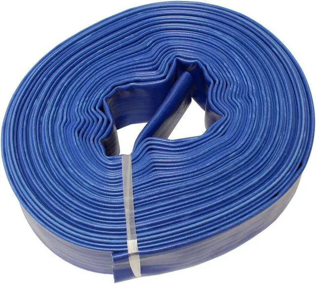 Alt view image 6 of 7 - BISupply | Lay Flat Hose 2” Inch x 100’ Foot Flat Discharge Hose – Backwash Hose