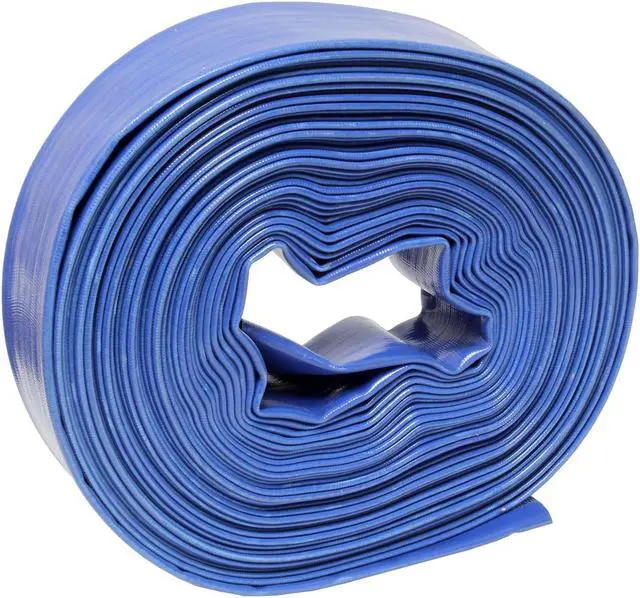 Alt view image 4 of 7 - BISupply | Lay Flat Hose 2” Inch x 100’ Foot Flat Discharge Hose – Backwash Hose