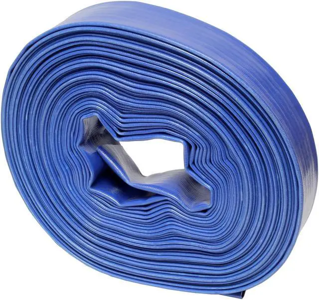 Alt view image 3 of 7 - BISupply | Lay Flat Hose 2” Inch x 100’ Foot Flat Discharge Hose – Backwash Hose