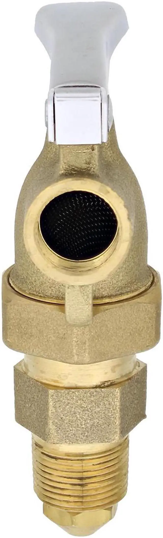 Alt view image 3 of 7 - BISupply Brass Drum Faucet 3/4 Inch 55 Gallon Drum Spigot Drum Nozzle Drum Spout