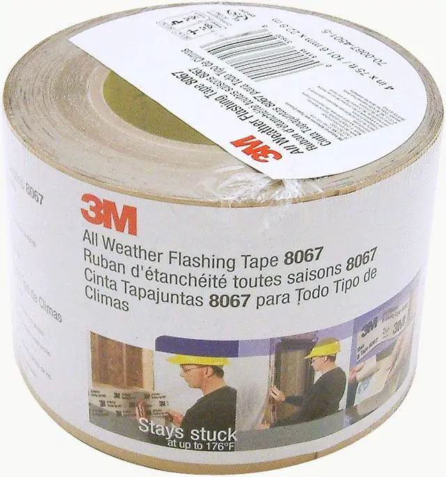 Alt view image 3 of 9 - 3M 8067 All Weather Flashing Tape: 4 in x 75 ft. (Tan) - OEM